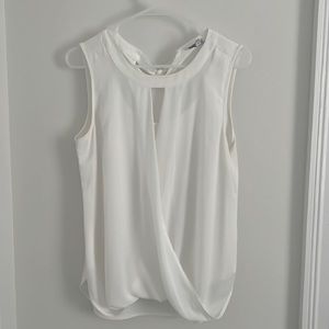 Dressy White sheer tank with Cami underneath!